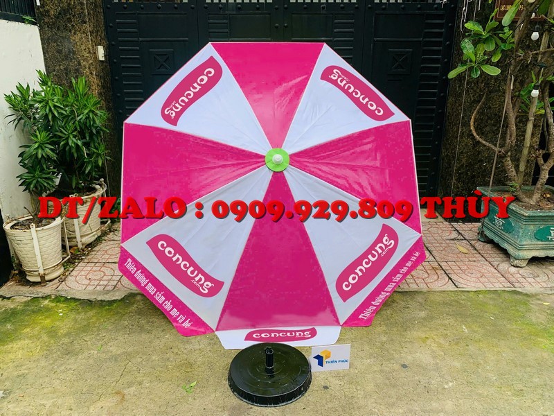 Cơ sở in dù quảng cáo ngoài trời in logo
