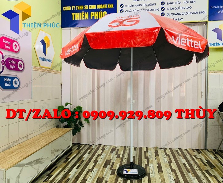 dù che nắng in logo viettel