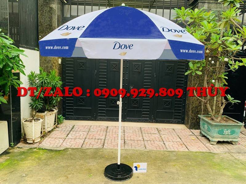 dù che nắng ngoài trời in logo