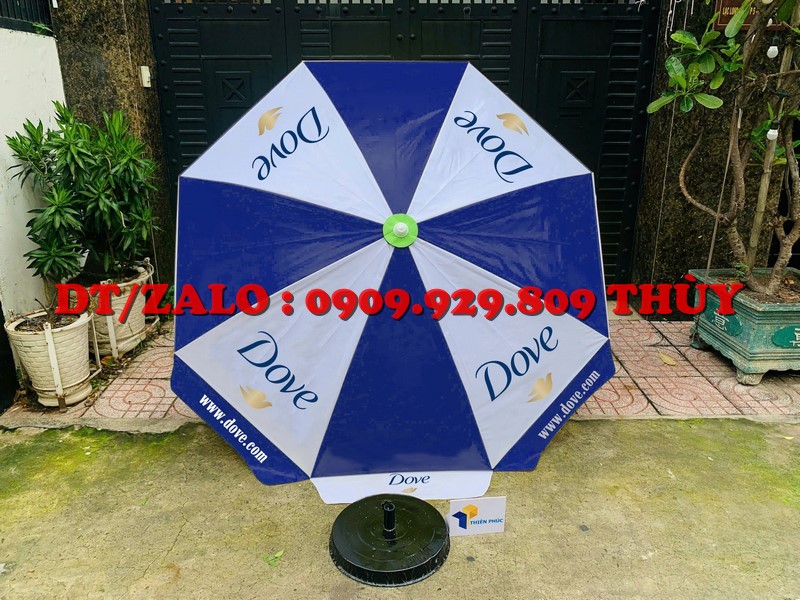 dù che nắng ngoài trời in thương hiệu