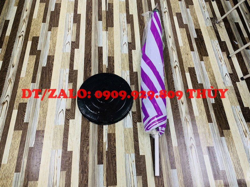 Dù che ngân hàng in logo gấp gọn