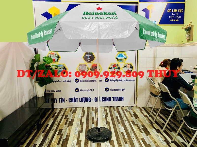 dù che quảng cáo thương hiệu in logo