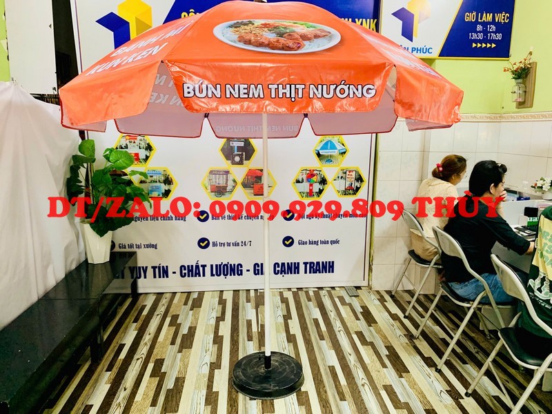 Dù in logo quảng cáo