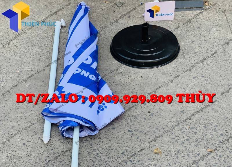 dù in logo sự kiện quảng cáo ngoài trời