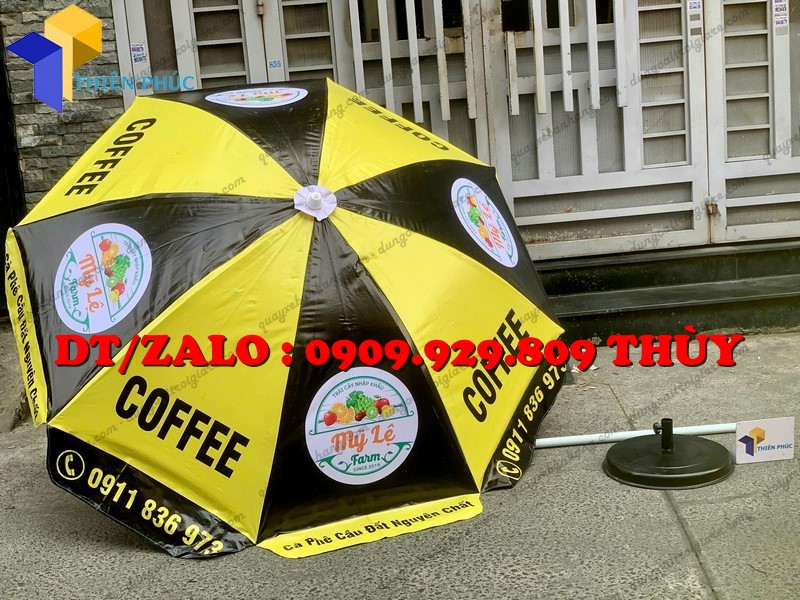 dù ngoài trời đẹp che quán cafe