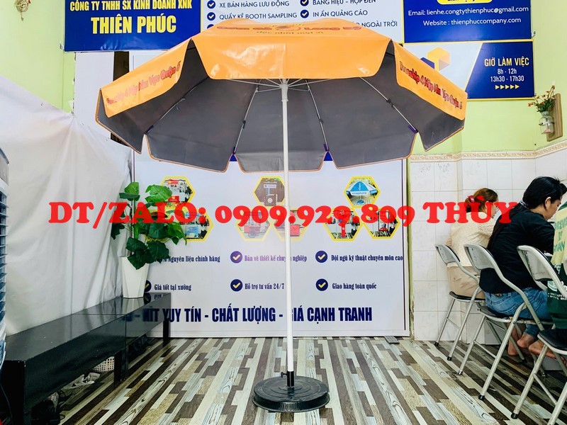 dù quảng cáo che mưa ngoài trời bạt 2da