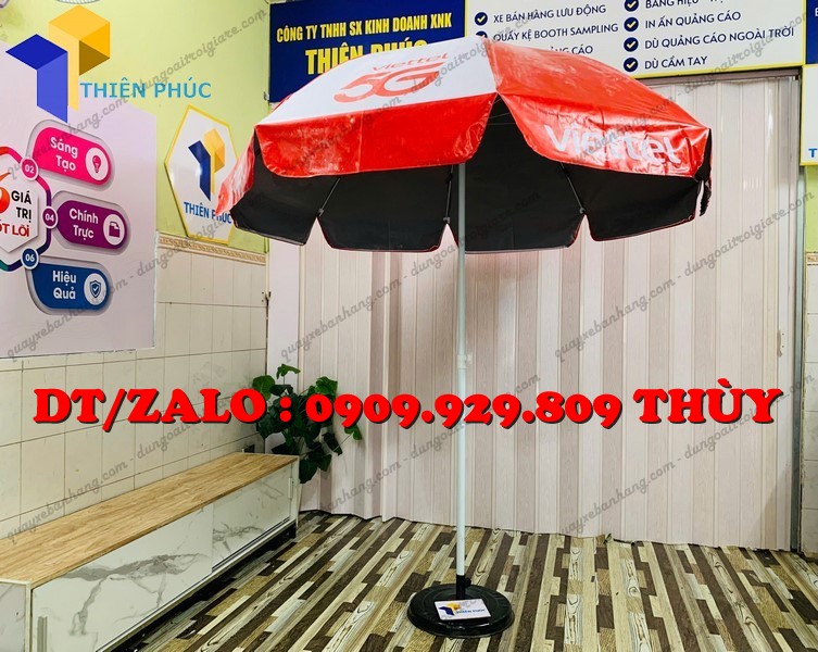 dù quảng cáo logo viettel