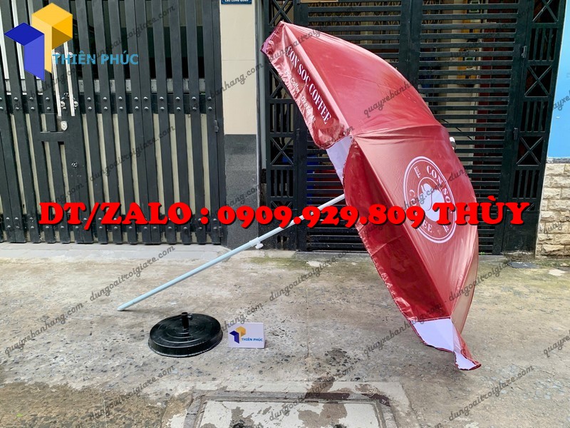 ô dù in logo quảng cáo