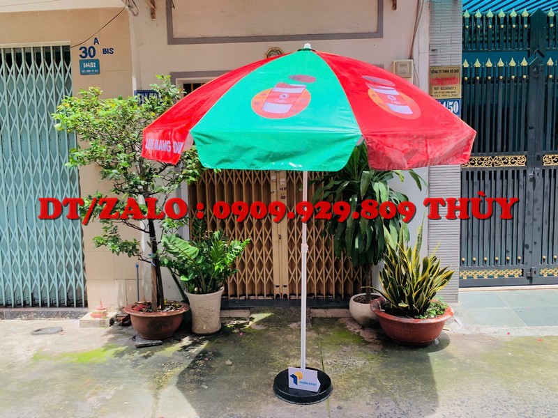 xưởng in dù che xe bán hàng di động