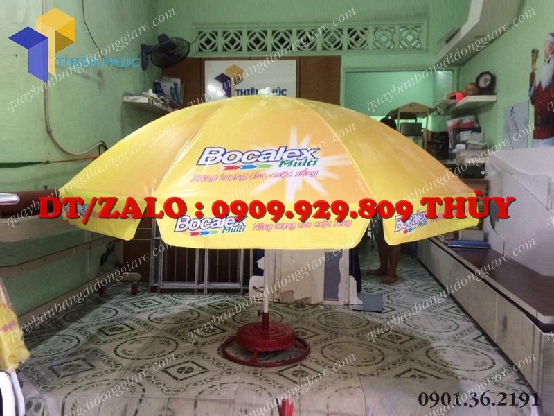 Xưởng sản xuất ô dù quảng cáo che nắng in logo giá rẻ tại hcm 3